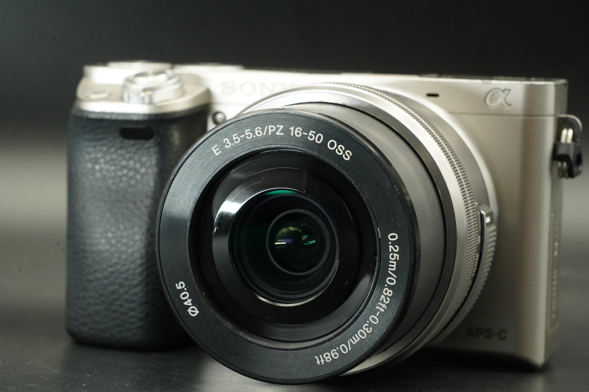 Sony a6000 Digital Mirrorless Camera Silver 2 Lenses! [] US STOCK #11712