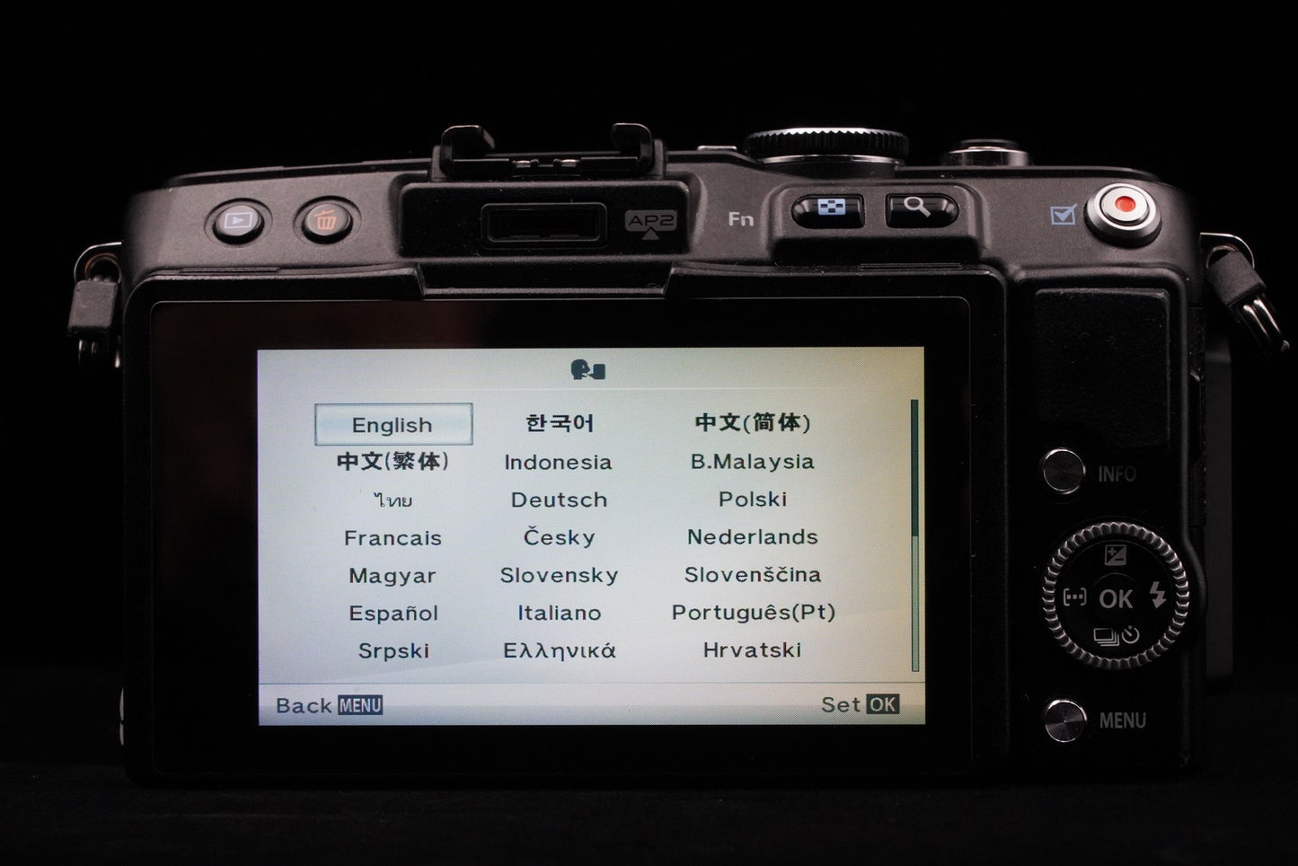 Olympus Pen Lite E-PL5 Mirrorless Digital Camera Black US Duty Paid 10223