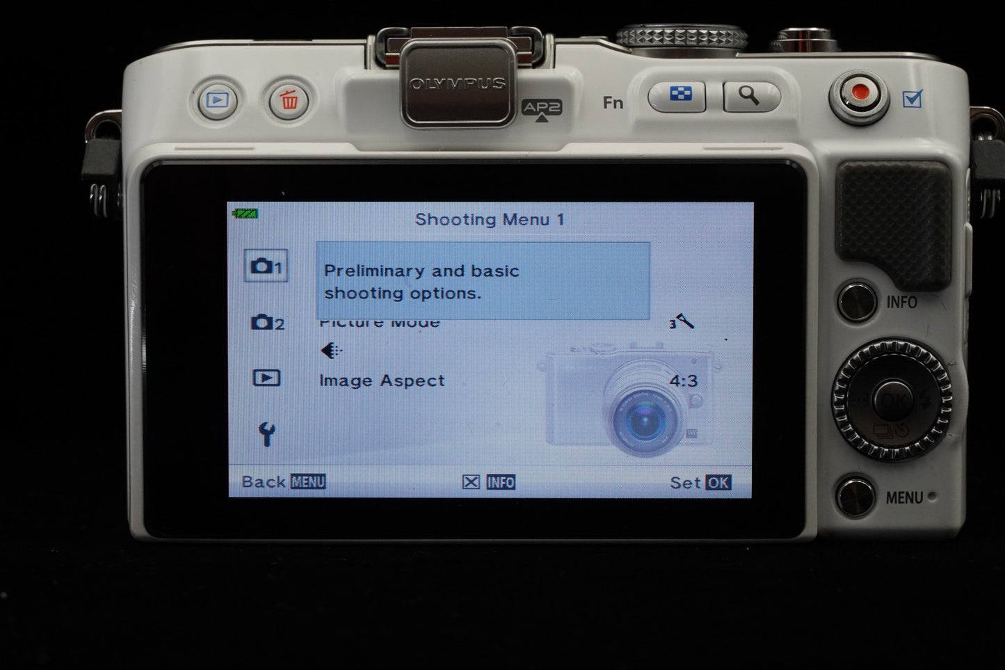 [US Duty Paid] Olympus PEN Lite E-PL3 White 12.3 MP Body Only From US🇺🇸 9449