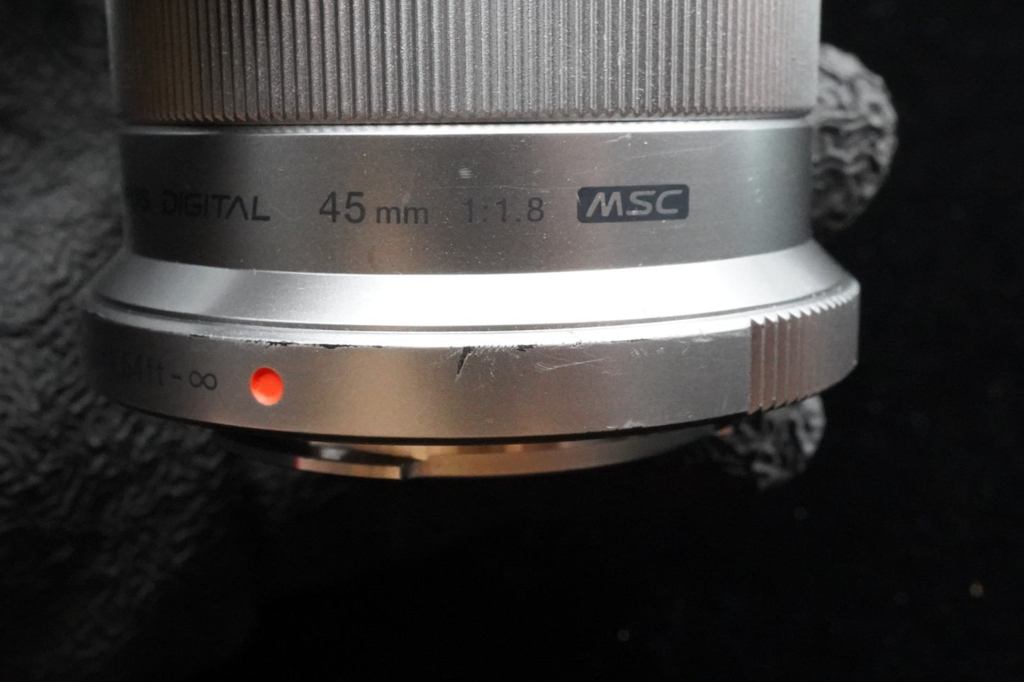 Olympus M.ZUIKO DIGITAL 45mm f/1.8 Lens Silver Japan US Duty Paid 9451