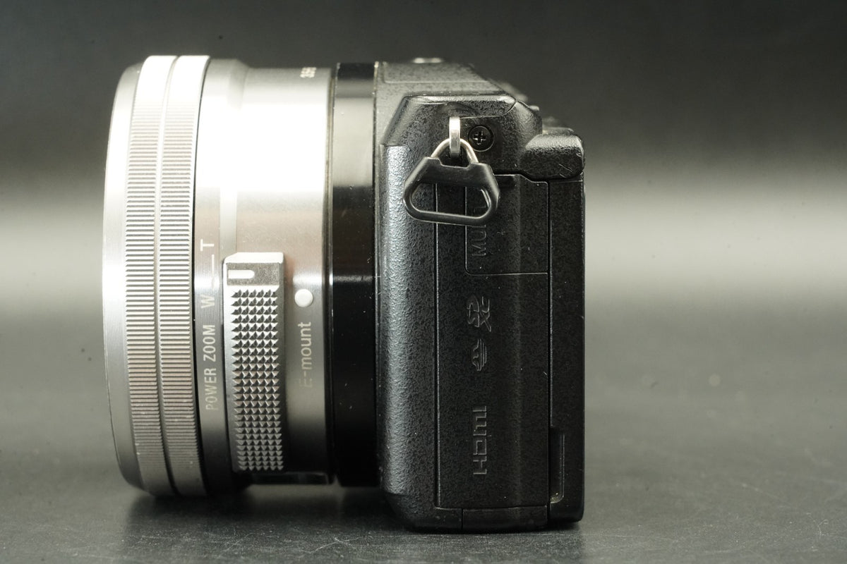 Sony Alpha a5100 Mirrorless Digital Camera w/ Lens Black -99356 cuts- #12536