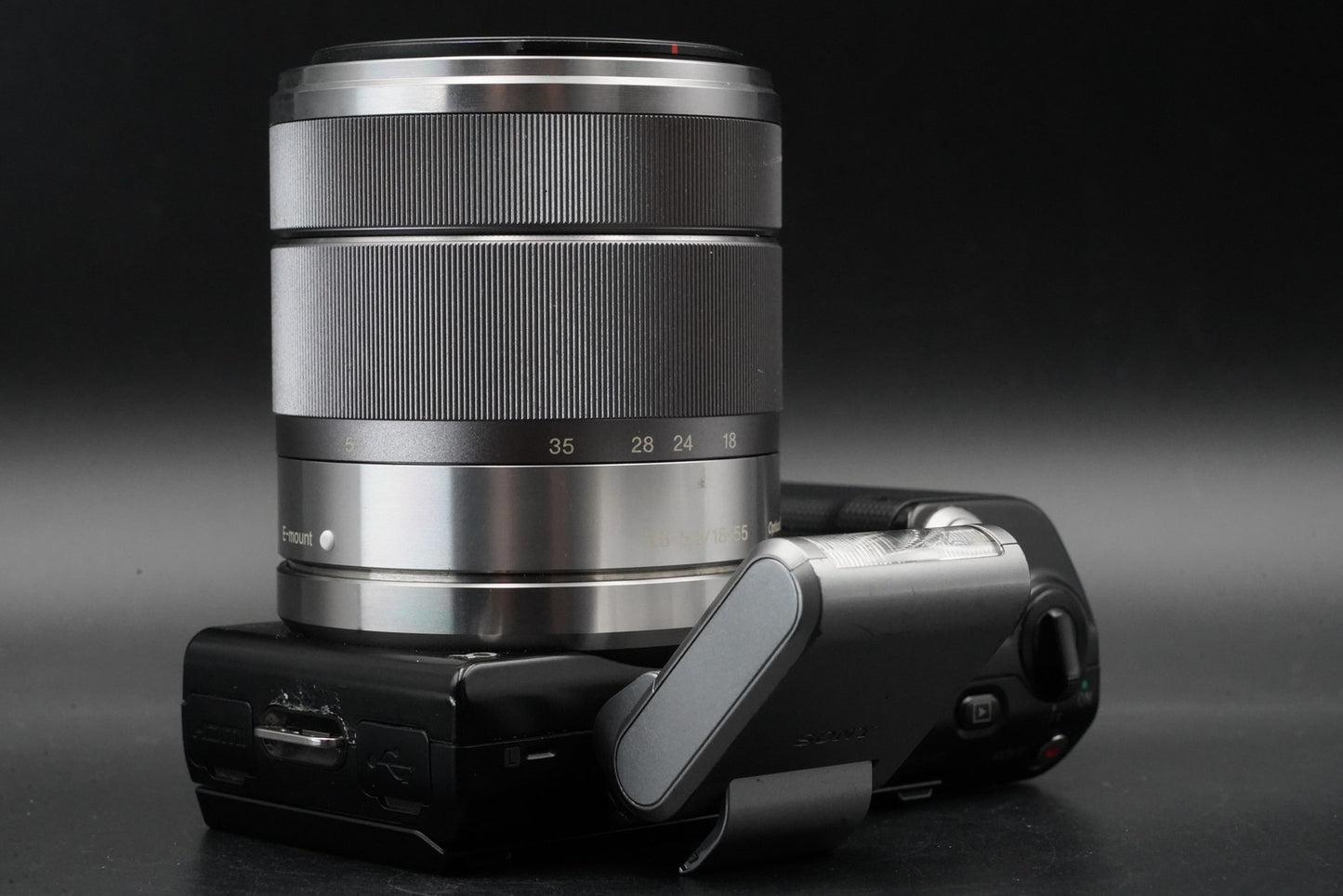 Sony Alpha NEX-5 Mirrorless Camera Bundle with 2 Lens Silver 11060