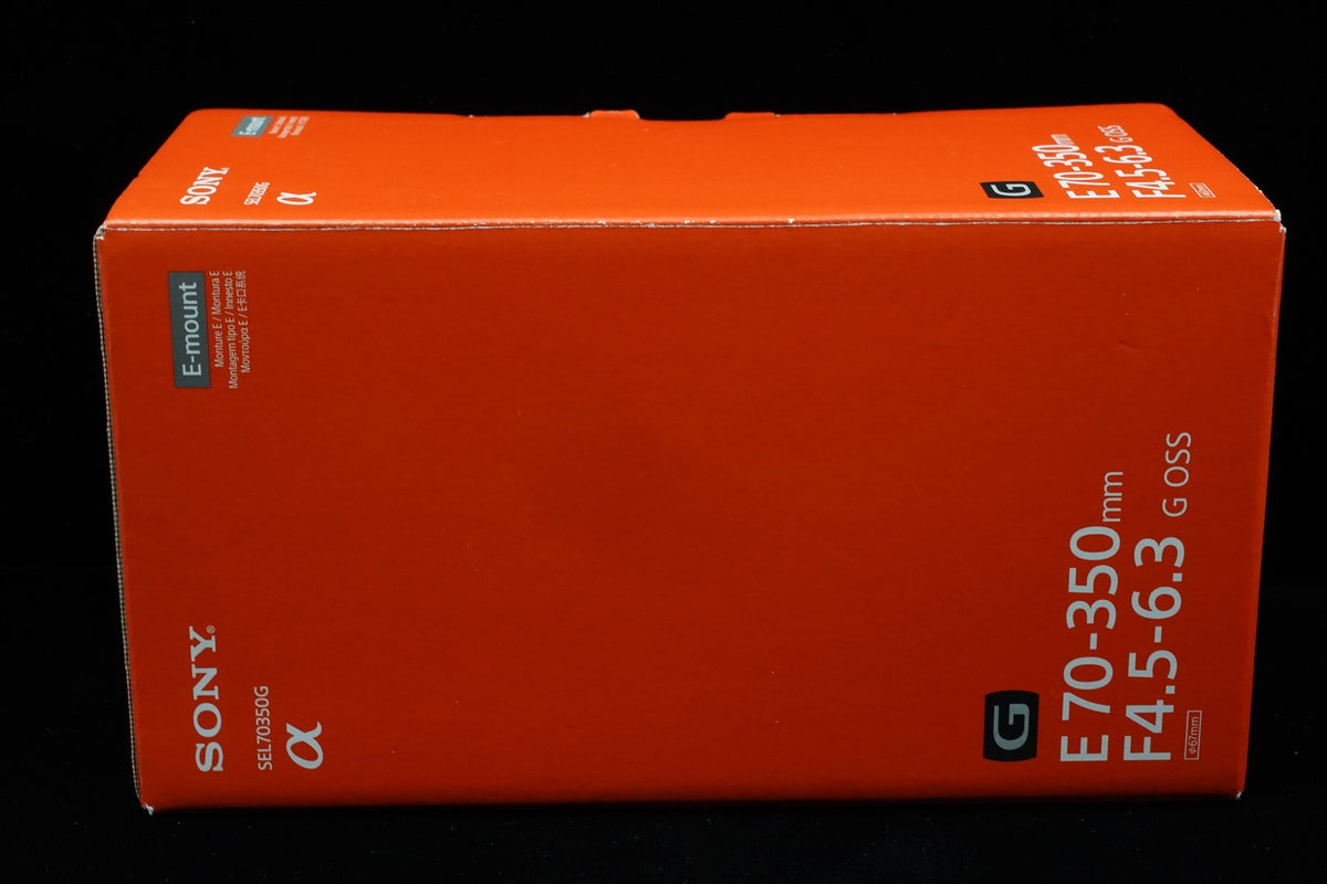 Sony SEL70350G 70-350mm F/4.5-6.3 G OSS Telephoto Lens E-Mount #11702 866 905907