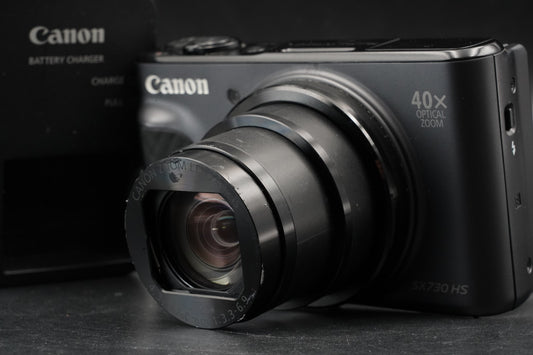 Canon PowerShot SX730 HS 20.3MP Digital Camera Black US DUTY PAID 11081