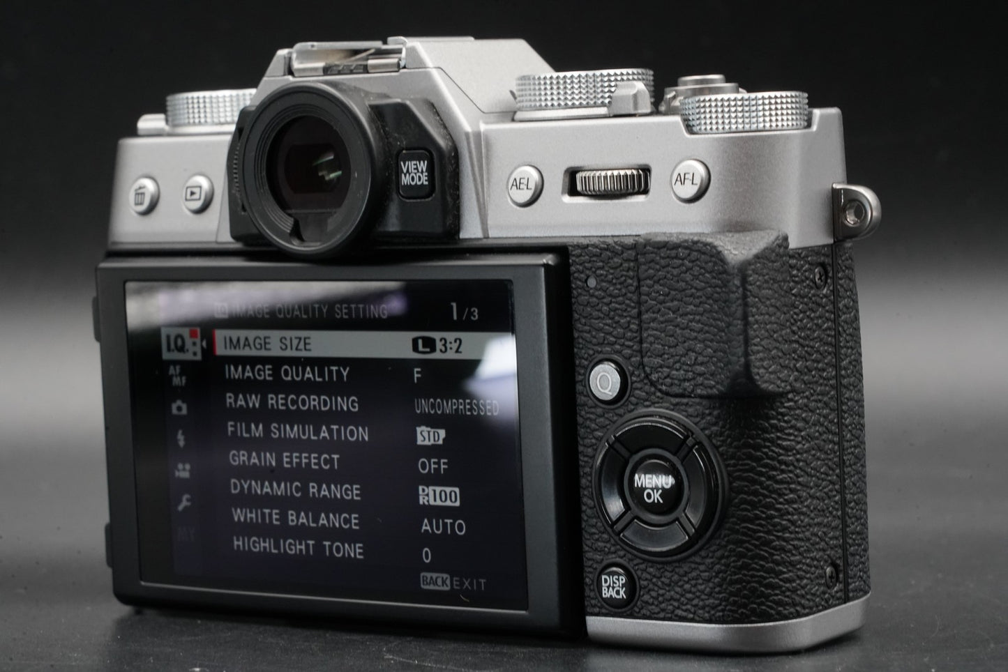 Fujifilm X-T20 24mp Mirrorless Digital Camera Body Silve -3345 cuts- #11168