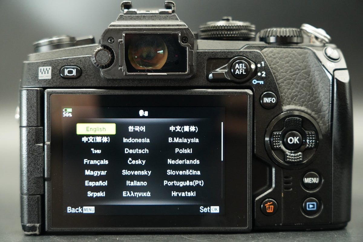 Cámara digital Olympus OM-D E-M1 Mark II cuerpo negro -273314 cortes- #11924