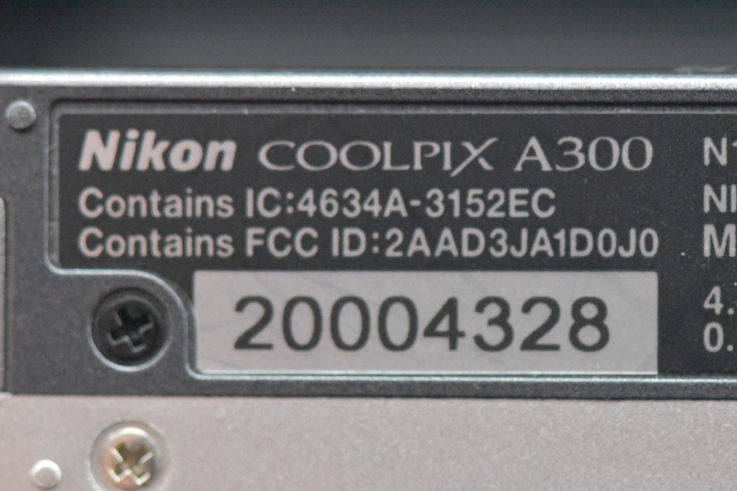 [US Duty Paid] Nikon Digital Camera Coolpix A300 Silver WiFi 8.0x Zoom 7283