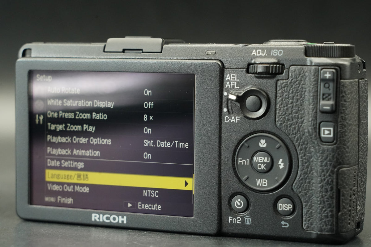 RICOH GR 16.2MP Digital Compact Camera Black JAPAN #12167
