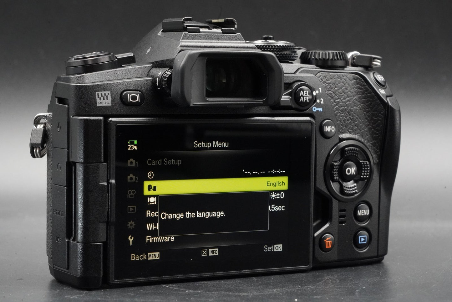 Olympus OM-D E-M1 Mark II Digital Camera Black Body JAPAN US Duty Paid 11044