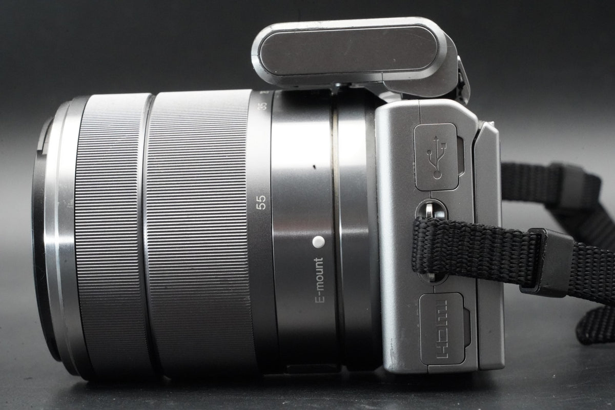 Sony NEX-5 Mirrorless Camera Bundle with 2 Lens Silver #11057