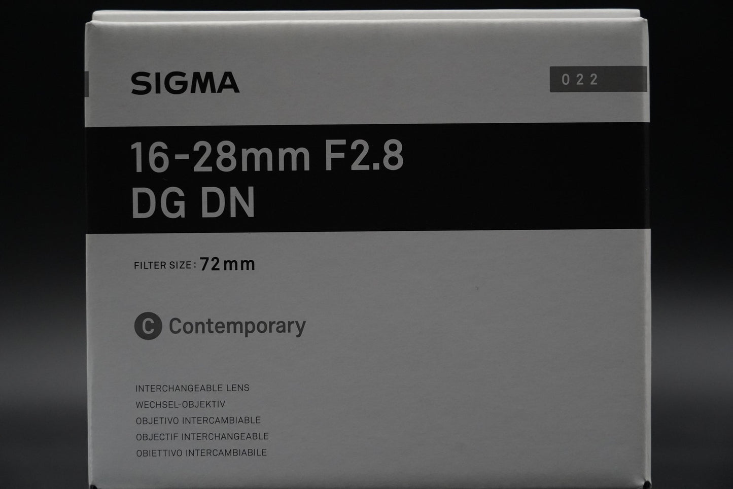 [ALMOST UNUSED] SIGMA Contemporary 16-28mm F2.8 DG DN for Sony E mount 10798