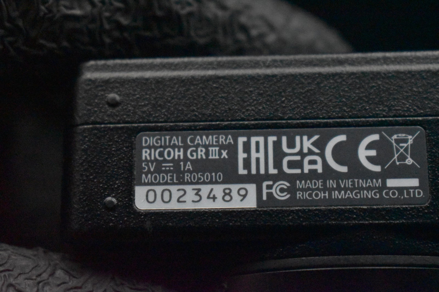 RICOH GR IIIx 24.2MP Black Compact Digital Camera US Duty Paid 9320