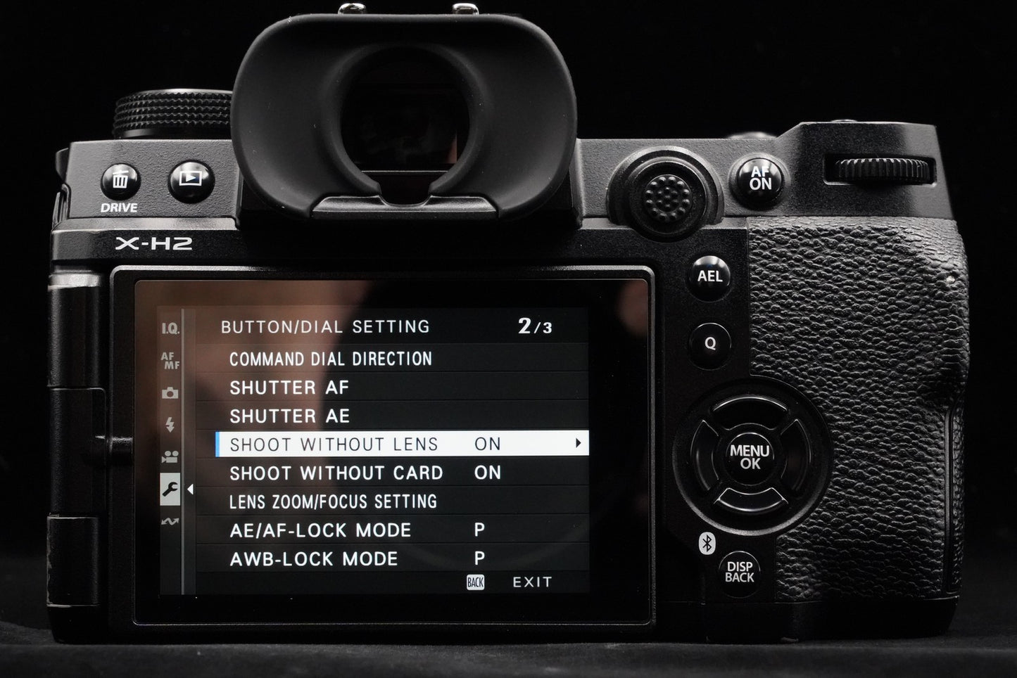 Fujifilm X-H2 Mirrorless Camera Black Shutter Count 2429 US Duty Paid #10328