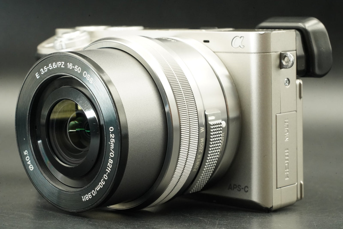 Sony Alpha a6000 Digital Mirrorless Camera with 16-50mm PZ Lens Silver #12407