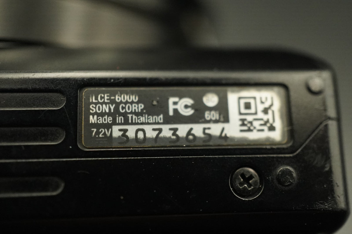 Sony a6000 Digital Mirrorless Camera Black w/ 16-50 + 55-210mm -24585 cut #12012
