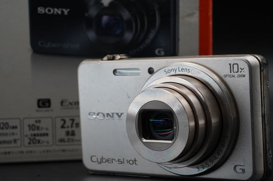 Sony Cyber-Shot DSC-WX220 Silver 18.2 MP Digital Camera English OK #11400