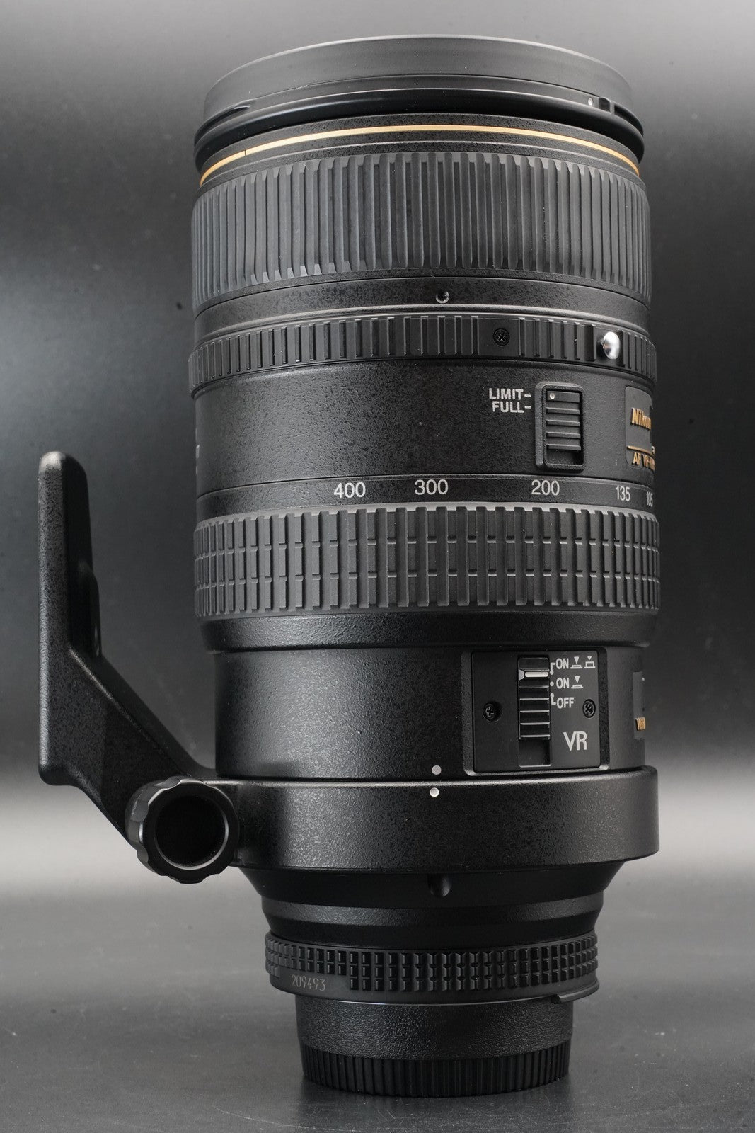 Nikon AF VR NIKKOR 80-400mm F/4.5-5.6 D ED Zoom Lens ALMOST UNUSED #11420