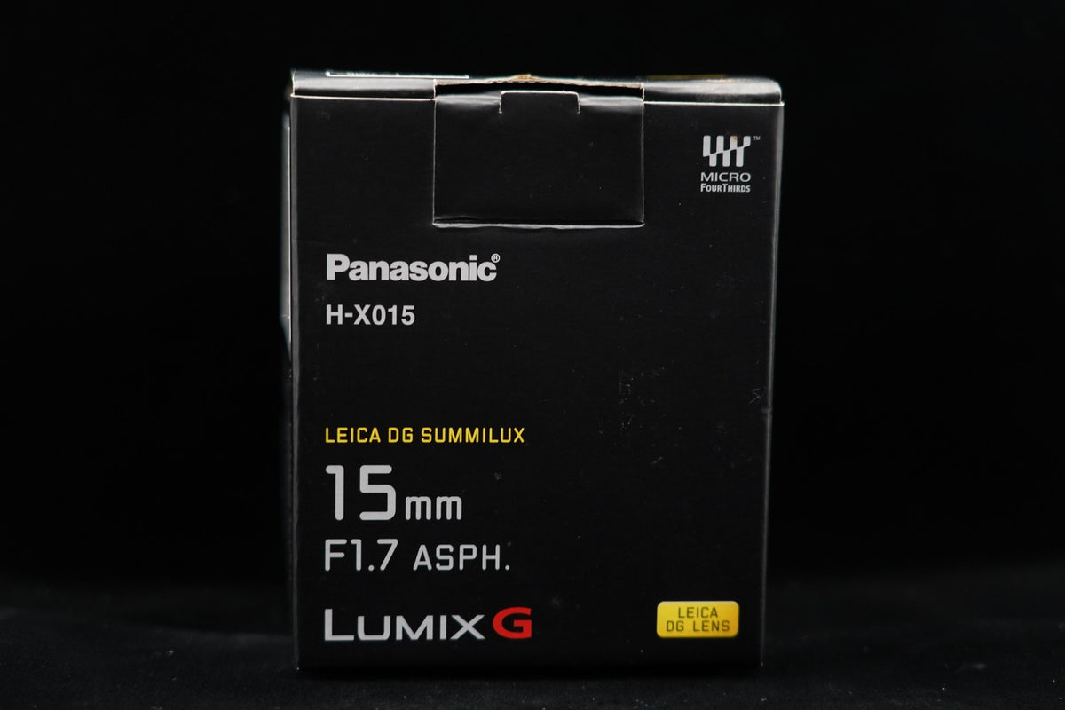 Panasonic LEICA DG SUMMILUX 15mm F/1.7 ASPH H-X015  Lens US STOCK #10182