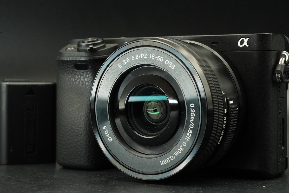 Sony a6300 + 16-50mm PZ Lens Mirrorless Digital Camera Black -120275cuts- #12357