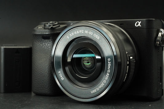 Sony a6300 + 16-50mm PZ Lens Mirrorless Digital Camera Black -120275cuts- #12357