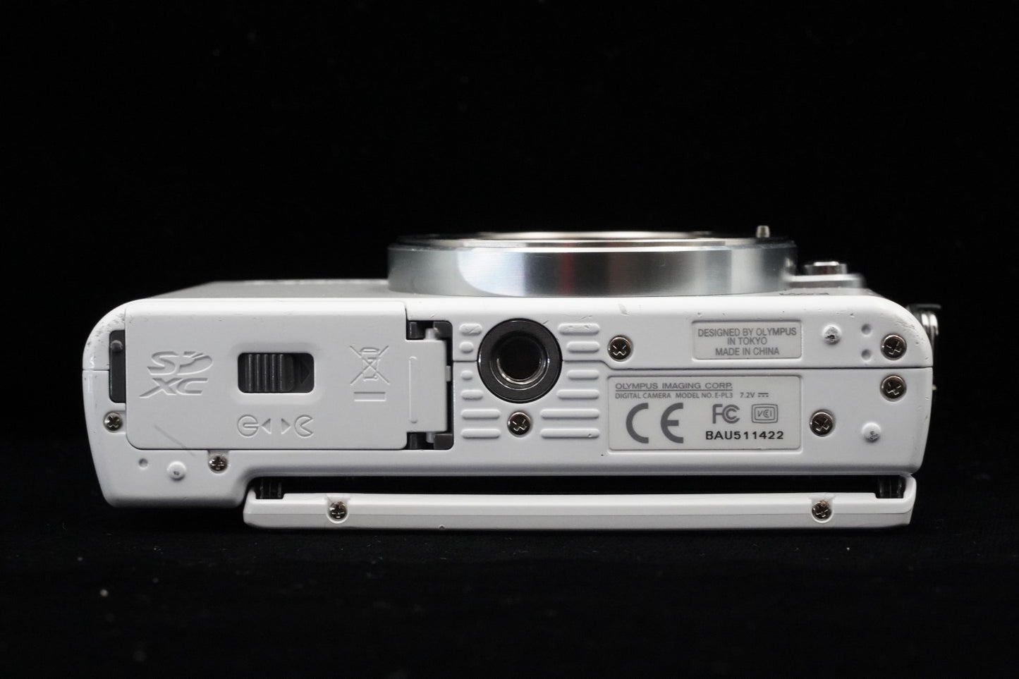 [US Duty Paid] Olympus PEN Lite E-PL3 White 12.3 MP Body Only From US🇺🇸 9449
