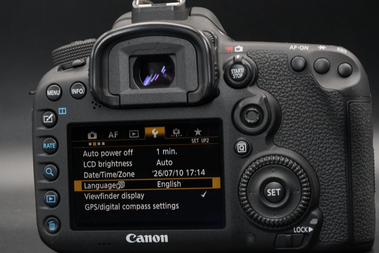Canon EOS 7D Mark II DSLR Digital SLR Video Camera Used US STOCK #11271