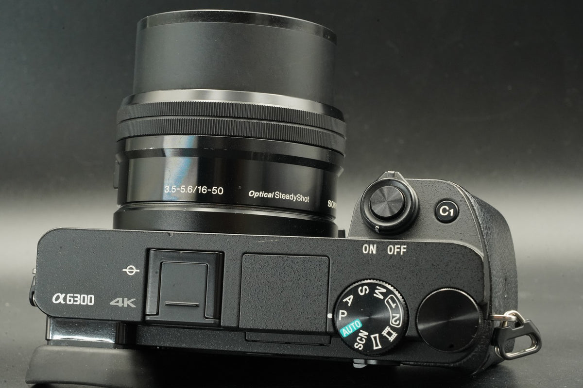 Sony Alpha a6300 Mirrorless Digital Camera E 16-50mm Black -8696 cuts- #11475
