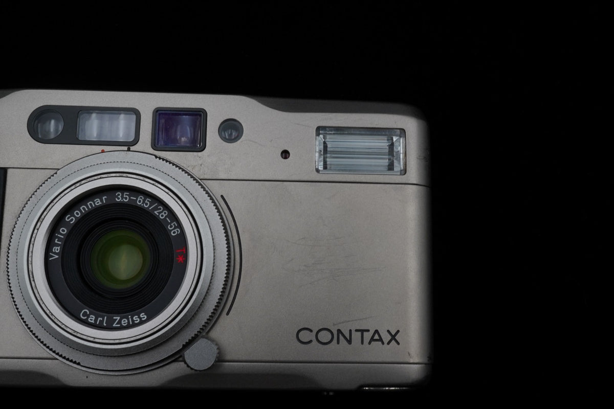 Contax TVS Point & Shoot 35mm Film Vintage Camera [] Tested! US STOCK #9610