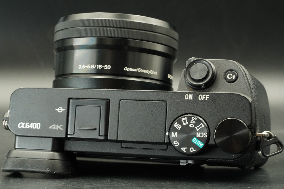Sony A6400 Mirrorless Digital Camera with 2 Lenses Black -19894 cuts- #12035