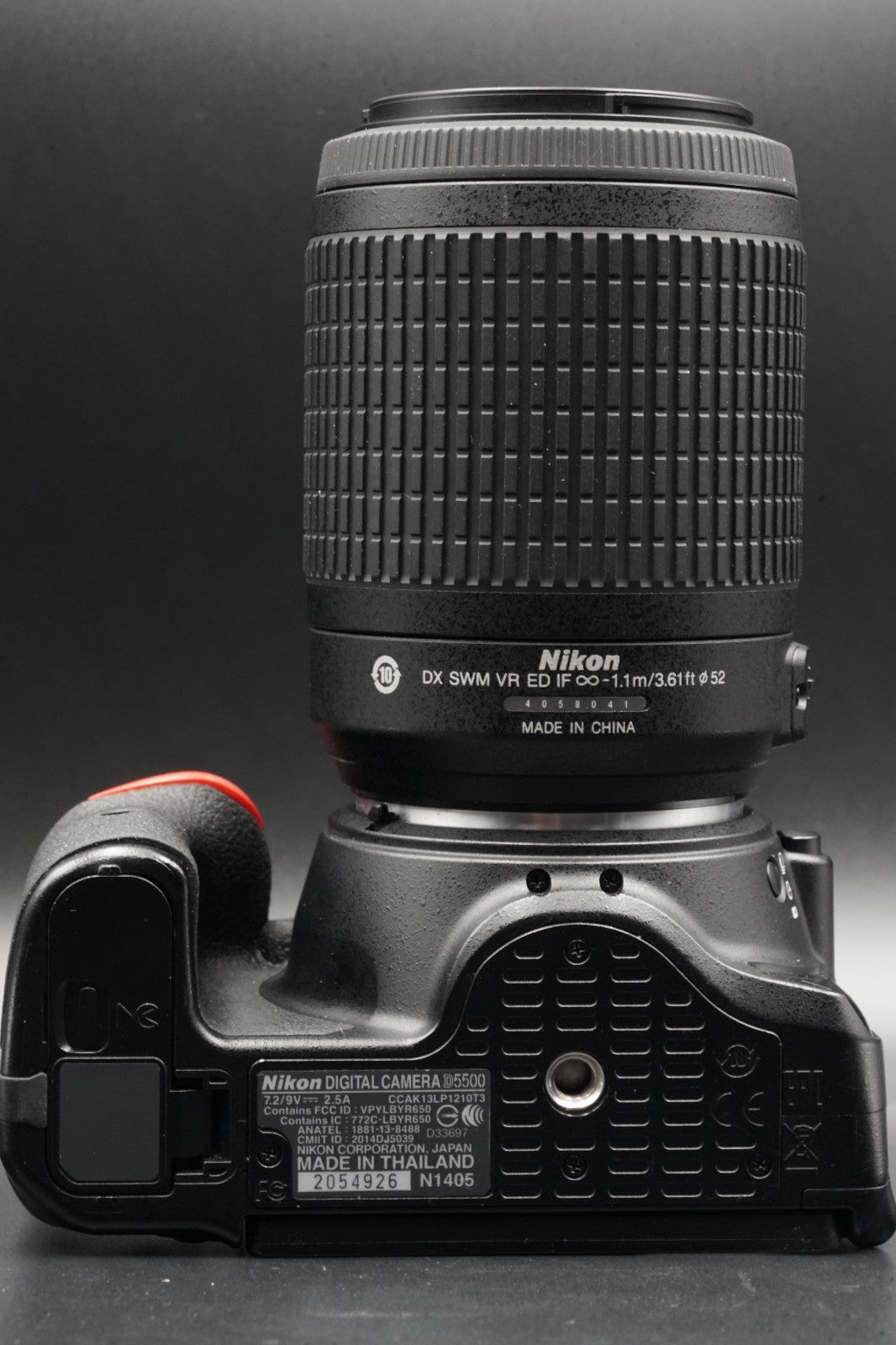 Nikon D5500 DSLR Camera 55-200mm Lens US Duty Paid Excellent Condition 10446