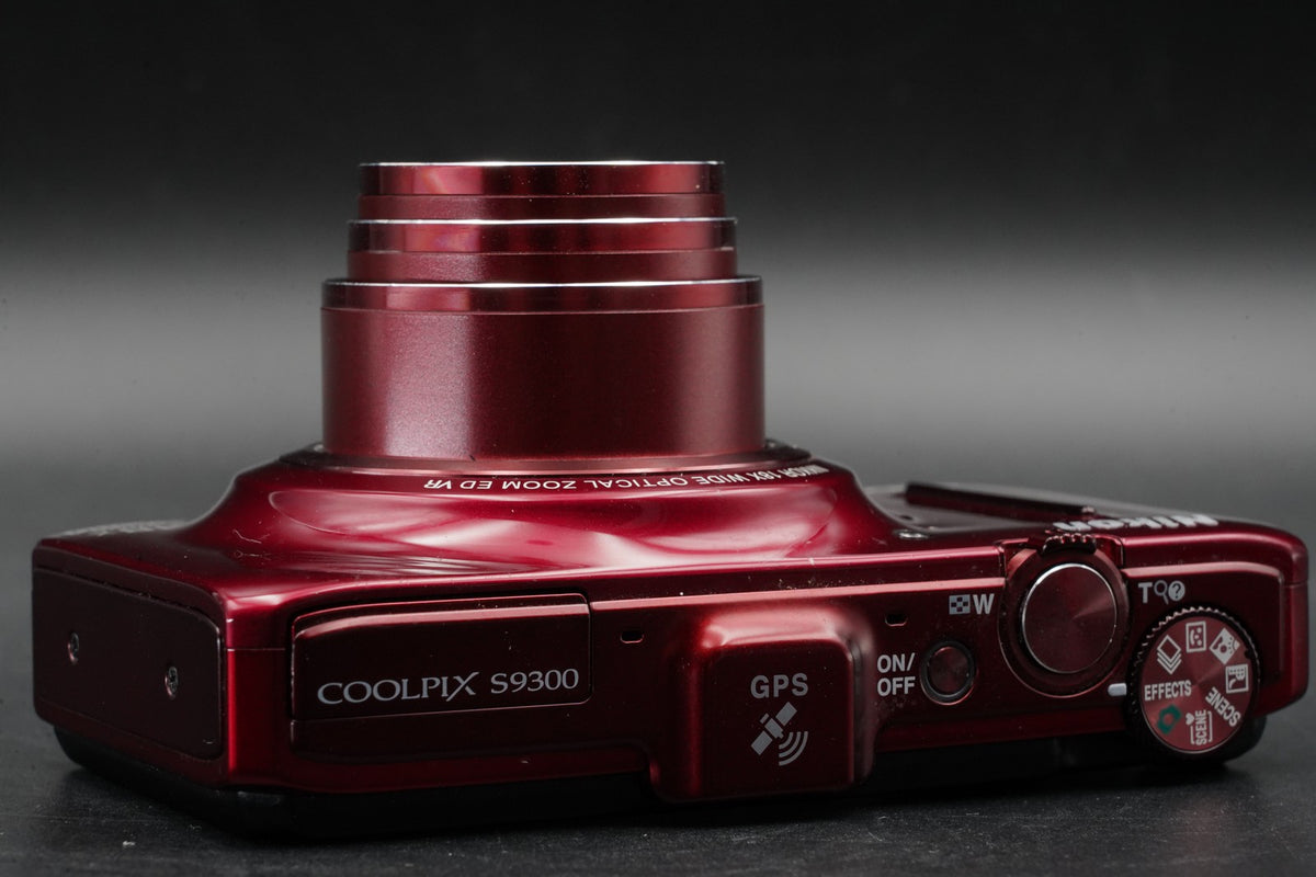Nikon Coolpix S9300 Red 16.0MP Digital Camera US STOCK #11179