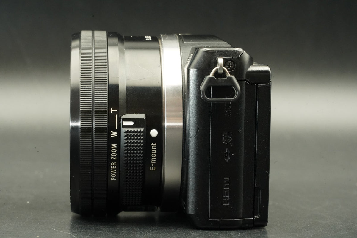 Sony Alpha a5000 Mirrorless Digital Camera with Lens Black -10476 cuts- #12453