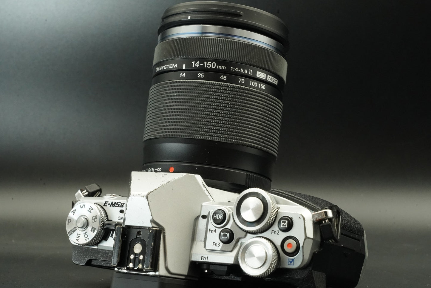 Olympus OM-D E-M5 Mark II w/ M.ZUIKO 14-150 Lens Silver -10789 cuts- #11765