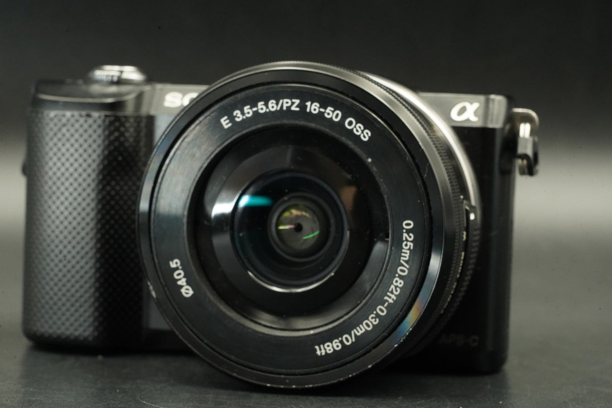 Sony Alpha a5000 Mirrorless Digital Camera with Lens Black -10476 cuts- #12453