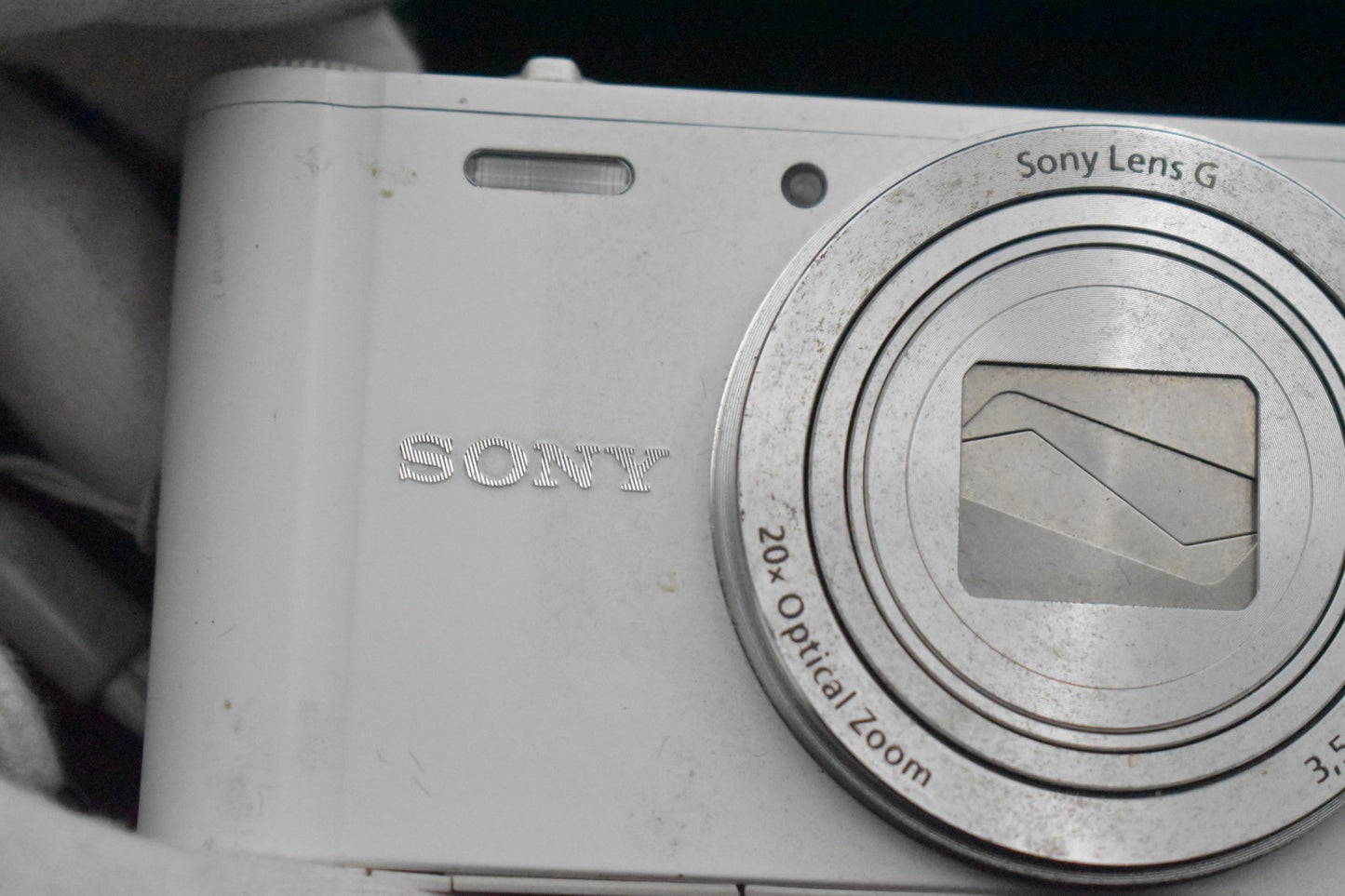 [US Duty Paid] Sony Cyber-shot DSC-WX350 Compact Digital Camera White 8955