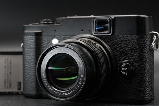 Fujifilm X10 Black Point and Shoot Compact Digital Camera 11242-2 US STOCK