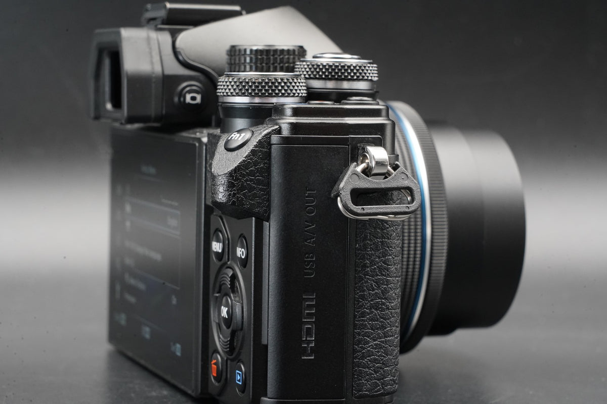 Olympus E-M10 Mark II Digital Camera Black w/ 2 Lens -6402 cuts- #11356