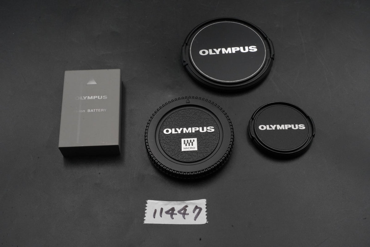 Olympus OM-D E-M10 16.1MP SLR Silver w/ 2 Lens -9702 cuts- US STOCK #11447