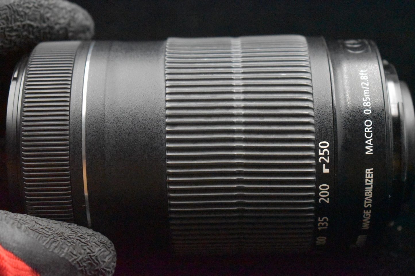 Canon EF-S 55-250mm f/4-5.6 IS STM Zoom Lens Black US Duty Paid