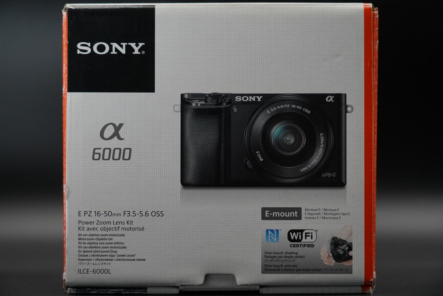 Sony alpha a6000 Digital Mirrorless Camera with Lens Black -4429 cuts- #11203