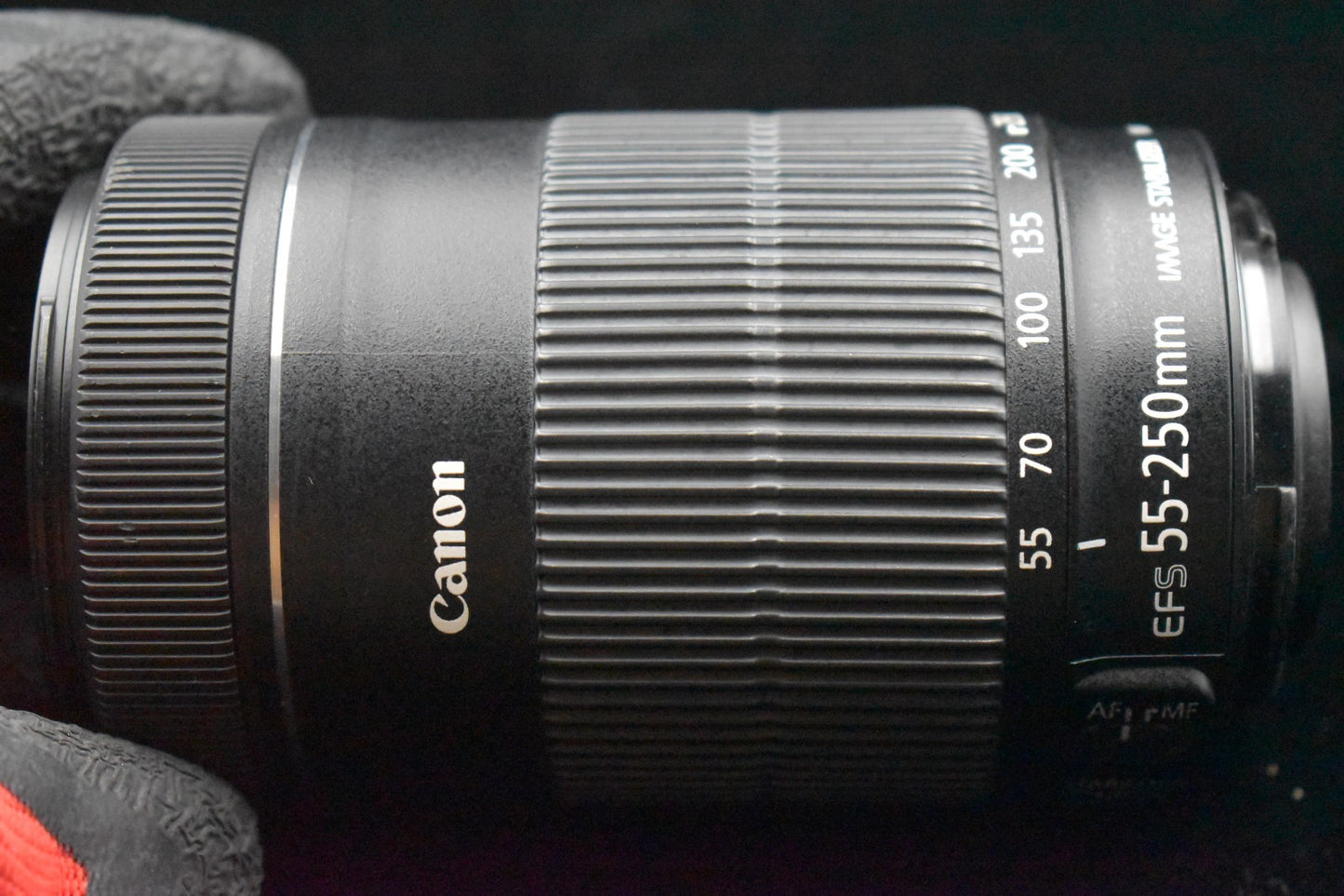 Canon EF-S 55-250mm f/4-5.6 IS STM Zoom Lens Black US Duty Paid