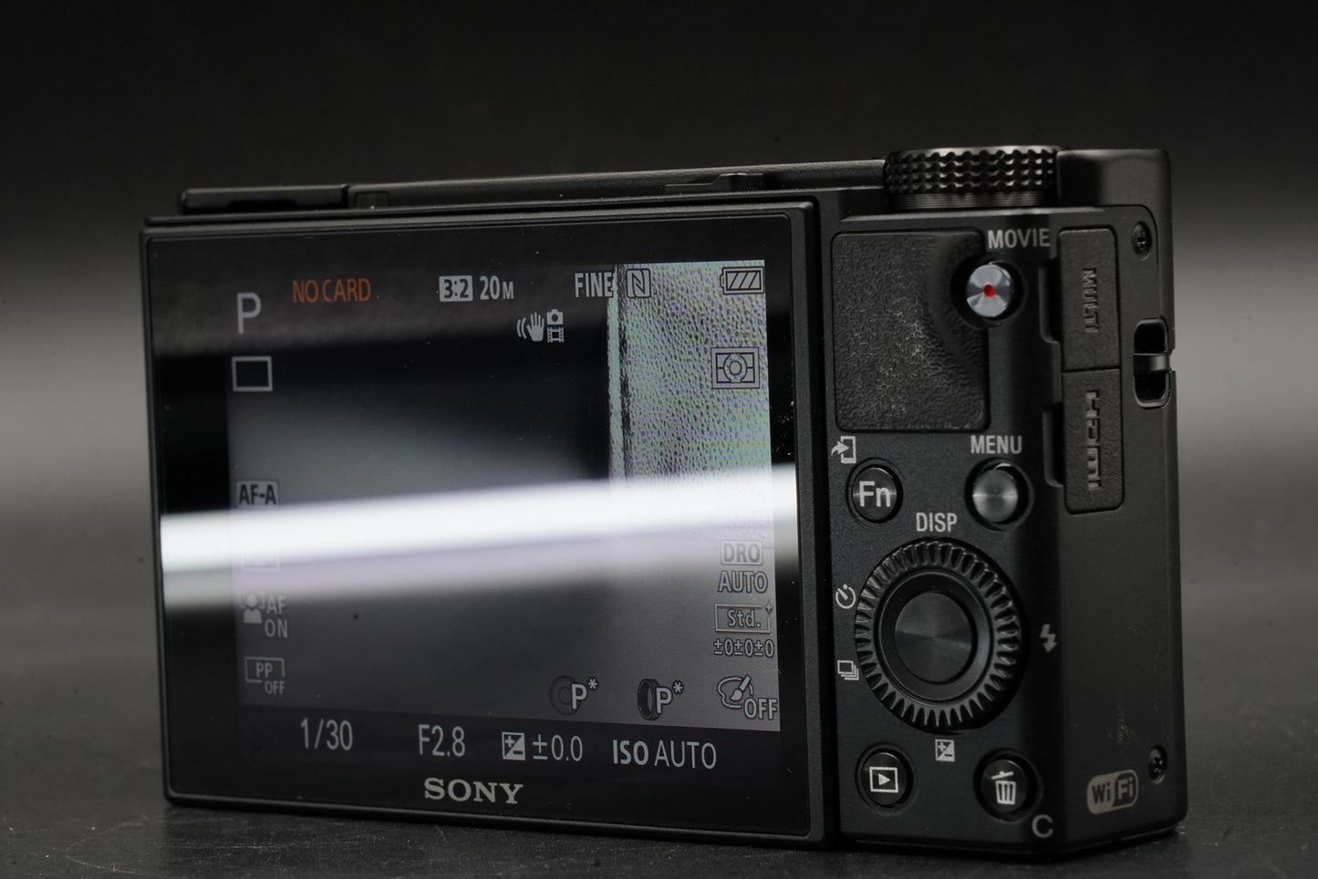 Sony Cyber Shot RX100 VI M6 Compact Digital Camera Black ALMOST UNUSED #11106