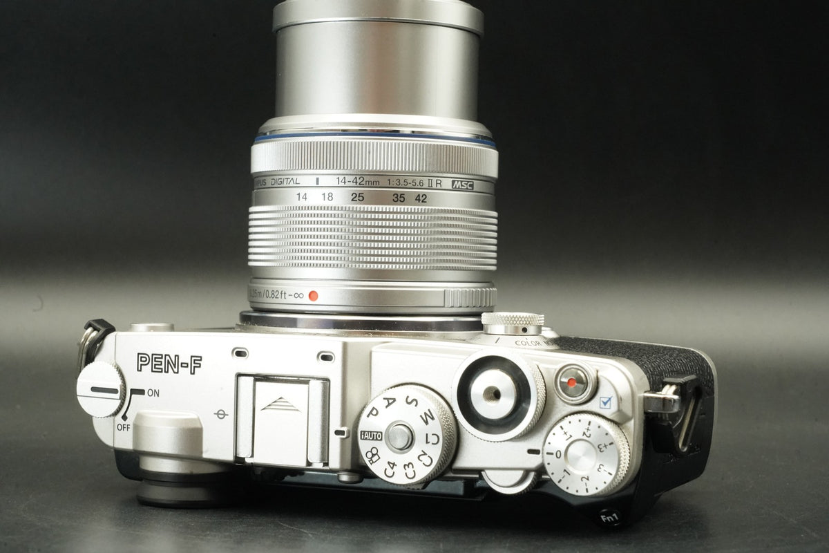 Olympus PEN-F Mirrorless Digital Camera w/ 14-42mm Lens -12441 cut- #12373