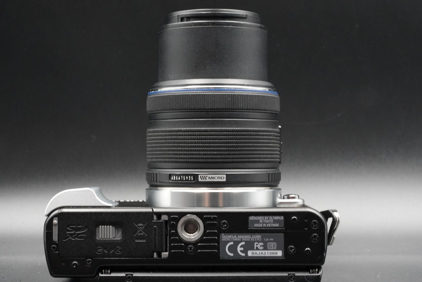 Olympus PEN Lite E-PL3 Black 12.3 MP with Lens US Duty Paid 10539