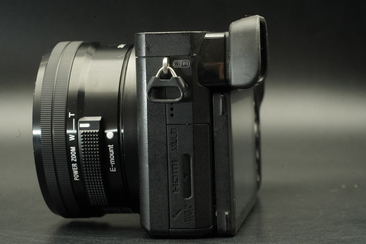 Sony a6300 + 16-50mm PZ Lens Mirrorless Digital Camera Black -8600 cuts- #12358
