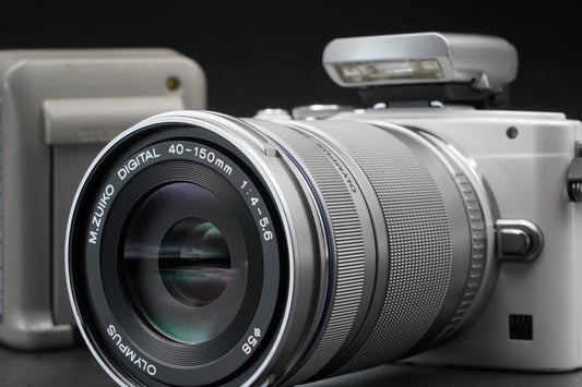 Olympus Pen Lite E-PL6 16.0MP Body White with Lens US Duty Paid 11346