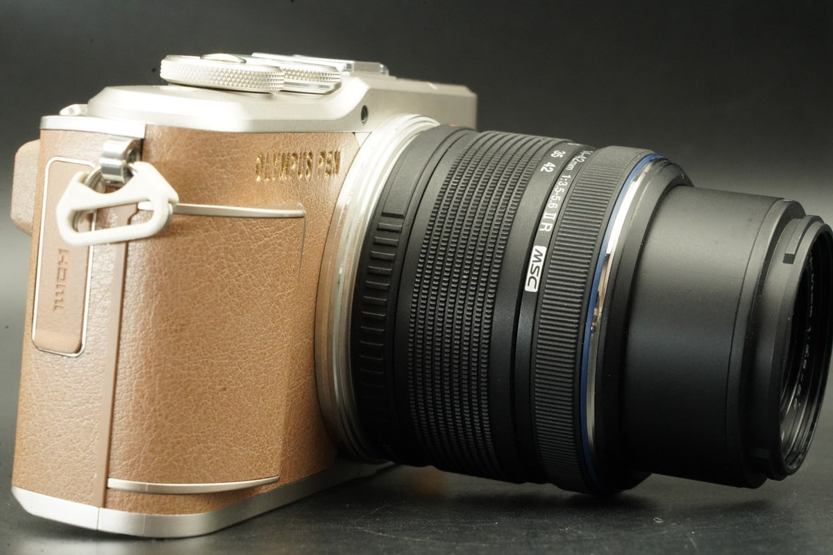 OLYMPUS PEN E-PL9 Digitalkamera mit 2 Objektiven braun -15903 Schnitte- #11892