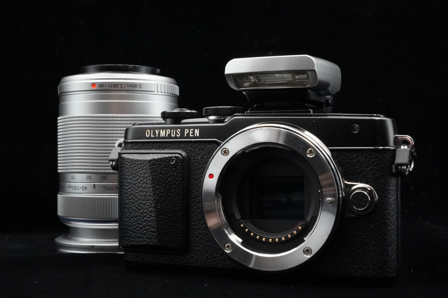 [US Duty Paid] Olympus PEN E-PL7 Digital Camera Black with Lens 9574