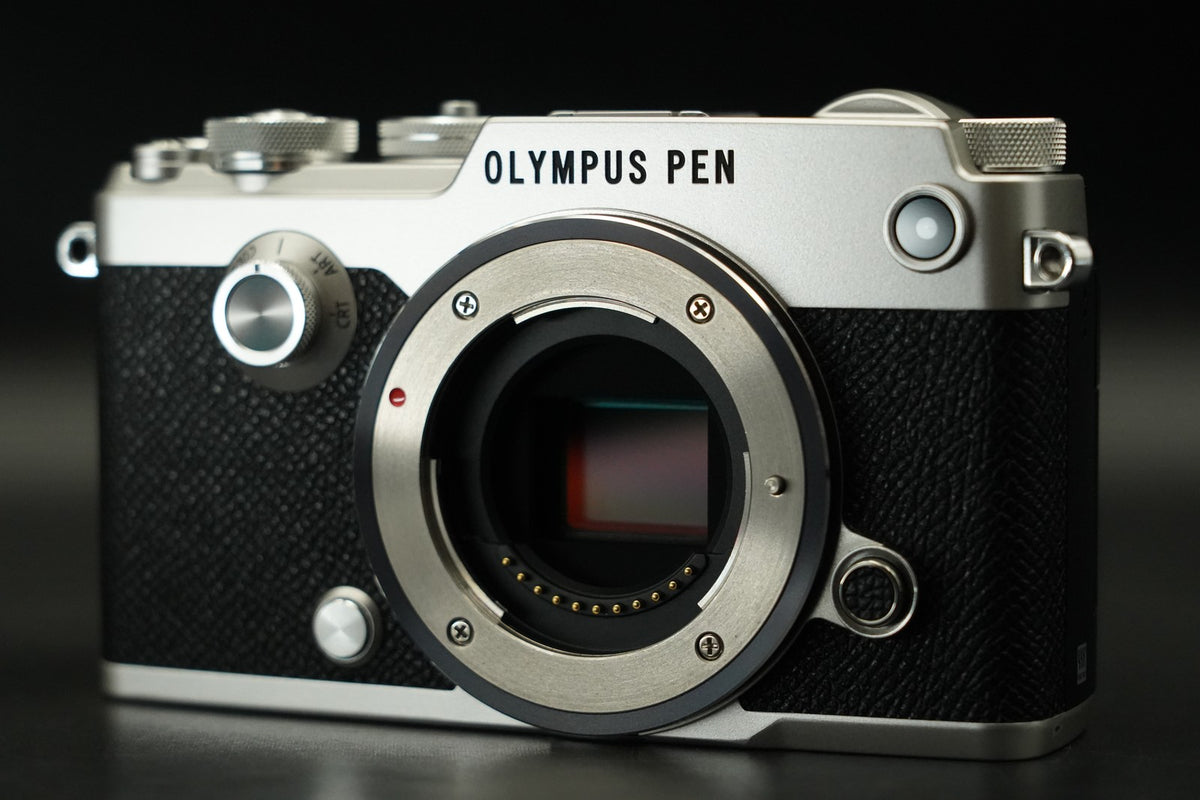 Olympus PEN-F Digital Mirrorless Camera Digital Camera Silver -5034 cut- #12157