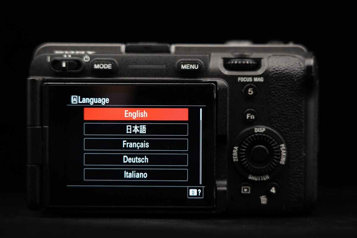 Sony FX30 Digital Cinema Camera ILME-FX30B 35 Languages US STOCK #9878